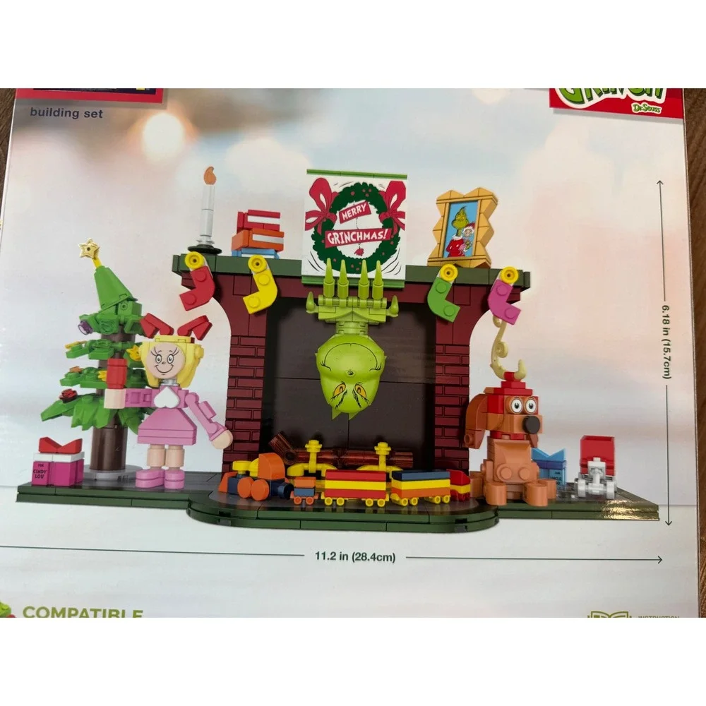 Brick Craft Dr Seuss The Grinchmas Eve Building Set 547 Pcs 72367 New Sealed
